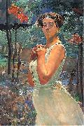Jacek Malczewski A woman in a grove oil painting artist